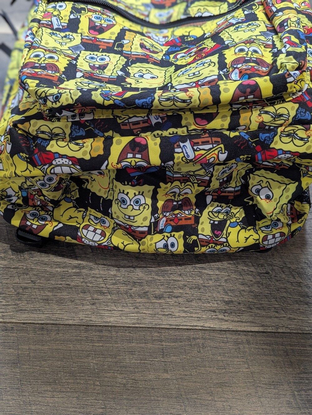 Nickelodeon SpongeBob Multi-Expression Yellow and Black Backpack - Picture 6 of 6